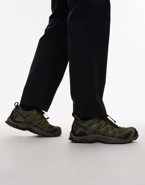 Salomon - XA Pro 3D GTX - Olivengrønne og sorte sneakers - view 1