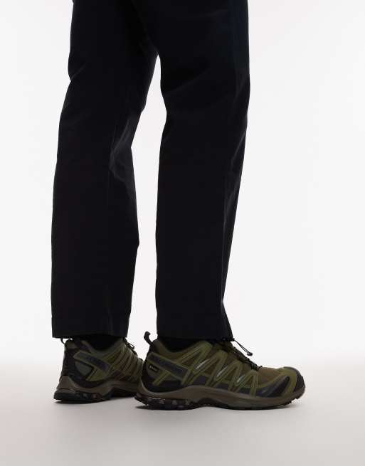 Salomon XA Pro 3D GTX trainers in olive green and black, 5 of 5