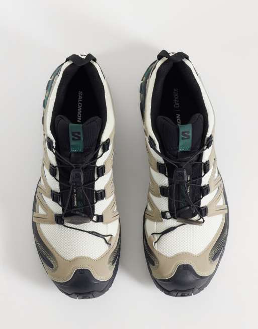 Salomon XA PRO 3D Sneaker in Silber-Salbei und Bistrogrün, 3 von 5