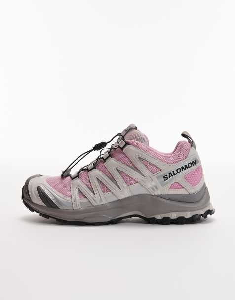 Salomon XA Pro 3D trainers in pink frosting and lilac ash - view 1