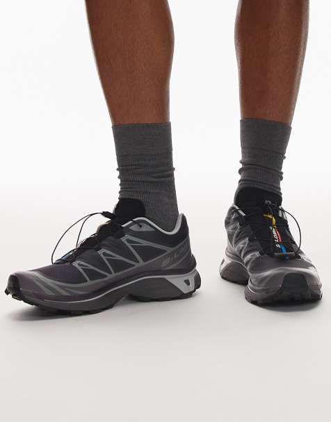 Salomon - XT-6 - Baskets - Nine Iron et prune - view 1