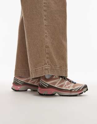 Salomon - XT-6 - Baskets - Rose/marron