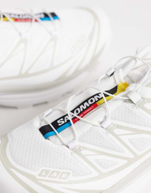 Salomon - XT-6 - Baskets unisexes - Blanc et pierre de lune, 4 de 5