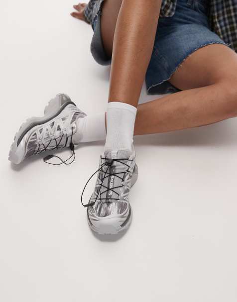 Salomon – XT-6 Camo – Biało-szare buty sportowe - view 1
