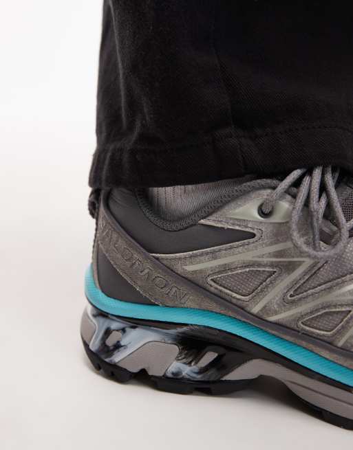 Salomon XT-6 Expanse Concrete sneakers i castlerock og blue curacao, 3 af 5