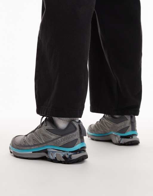 Salomon XT-6 Expanse Concrete sneakers i castlerock og blue curacao, 4 af 5