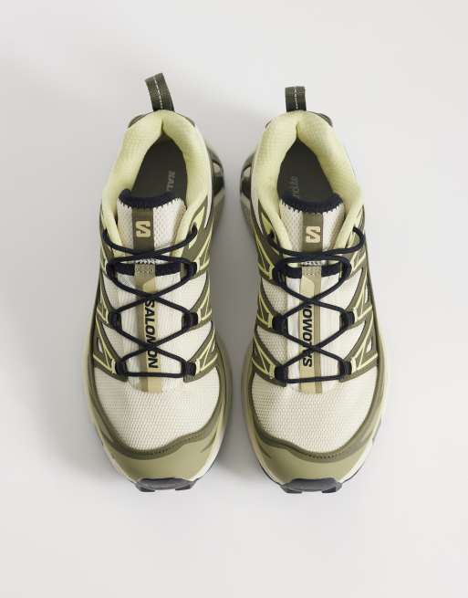 Salomon XT-6 Expanse - Sneakers in amandelmelk en olijfgroen, 3 van 5