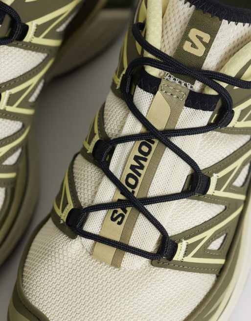 Salomon XT-6 Expanse - Sneakers in amandelmelk en olijfgroen, 4 van 5