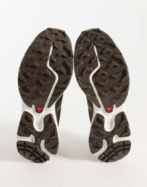 Salomon - XT-6 Expanse - Sneakers marrone terra e pepe bianco, 4 di 5