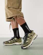 Salomon XT-6 trainers in gull granada sky and grey green | ASOS
