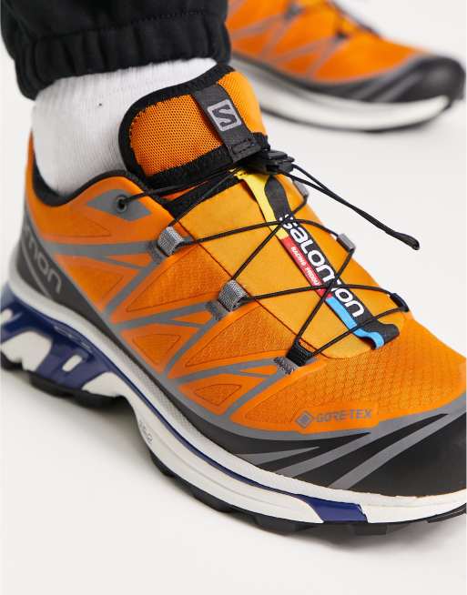 Orange salomon shop shoes