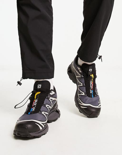 Salomon – XT-6 Gore-tex Utility – Czarno-stalowe buty sportowe unisex, 4 z 4