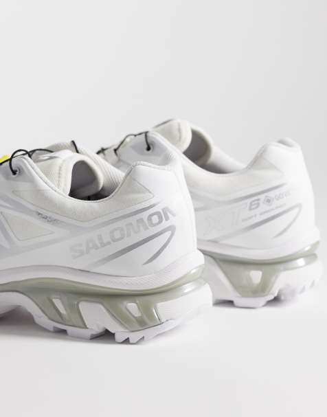 Salomon – XT-6 GTX – Biało-srebrne buty sportowe unisex - view 1