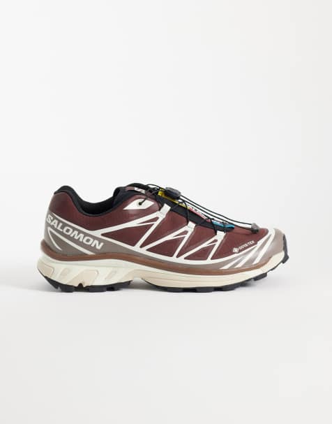 Salomon XT-6 GTX sneakers i bitter chokolade og vaniljeis - view 1
