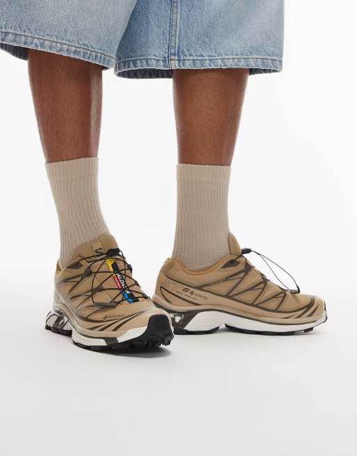 Salomon - XT-6 GTX - Sneakers in safari en bruin, 2 van 5