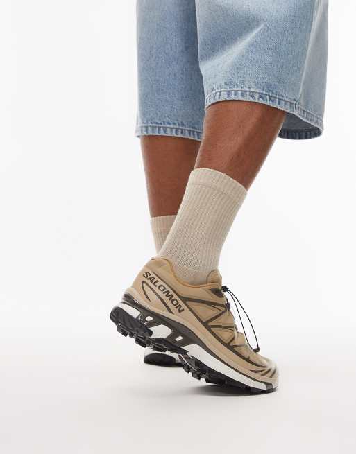 Salomon - XT-6 GTX - Sneakers in safari en bruin, 3 van 5