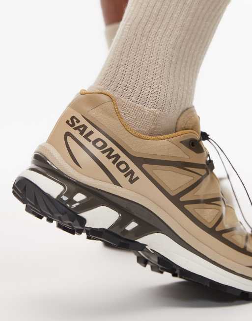 Salomon - XT-6 GTX - Sneakers in safari en bruin, 4 van 5