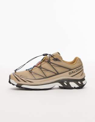 Salomon Salomon XT-6 GTX trainers in safari-Neutral