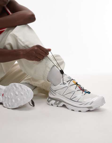 Salomon XT-6 GTX unisex sneakers in white and silver - view 1