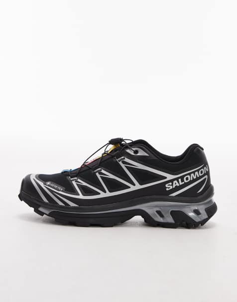 Salomon XT-6 GTX unisex trainers in black - view 2