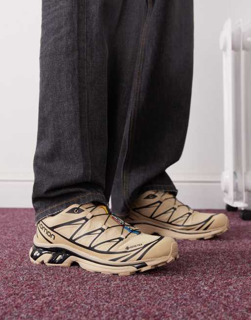 靴 Salomon XT-6 gtx Safari/Black Salomon XT-6 GTX unisex trainers in safari and black | ASOS