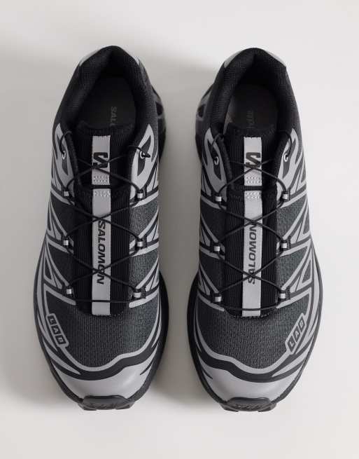 Salomon – XT-6 Nocturne Vision – Czarno-srebrne buty sportowe, 3 z 5