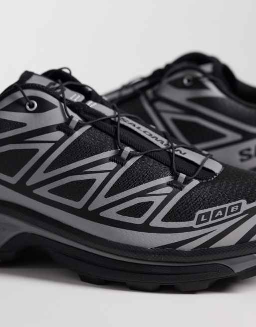 Salomon – XT-6 Nocturne Vision – Czarno-srebrne buty sportowe, 4 z 5