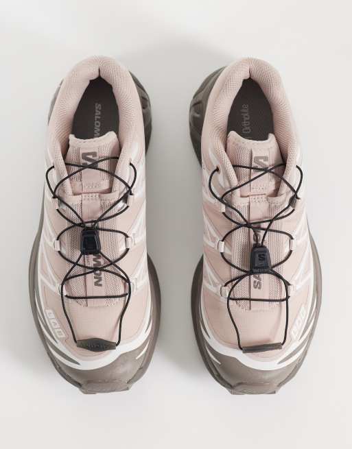 Salomon XT-6 Protective trainers in shadow grey and lilac ash, 3 of 5