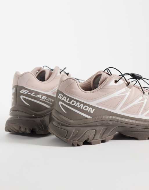 Salomon XT-6 skyddande sneakers i shadow grey och lilac ash, 2 av 5