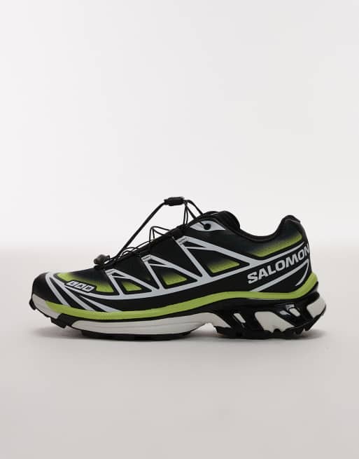 Salomon - XT-6 Skyline - Baskets - Noir/bleu marine/vert puissant | ASOS