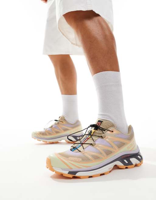 Salomon – XT-6 Skyline – Biało-pomarańczowe buty sportowe, 5 z 5