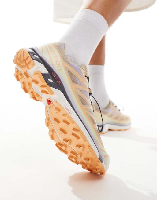 Salomon XT-6 Skyline trainers in white pepper, 4 of 5