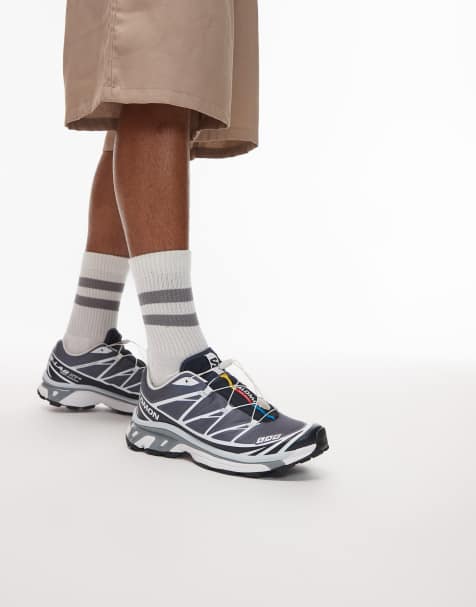 Salomon – XT-6 – Sneaker in Blau und Violet Tulip - view 1