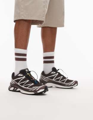 Salomon - XT-6 - Sneaker in Braun-Schwarz