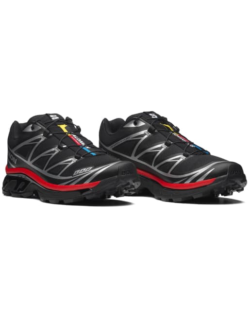 Salomon – XT-6 – Sneaker in Schwarz und Glutrot, 3 von 5