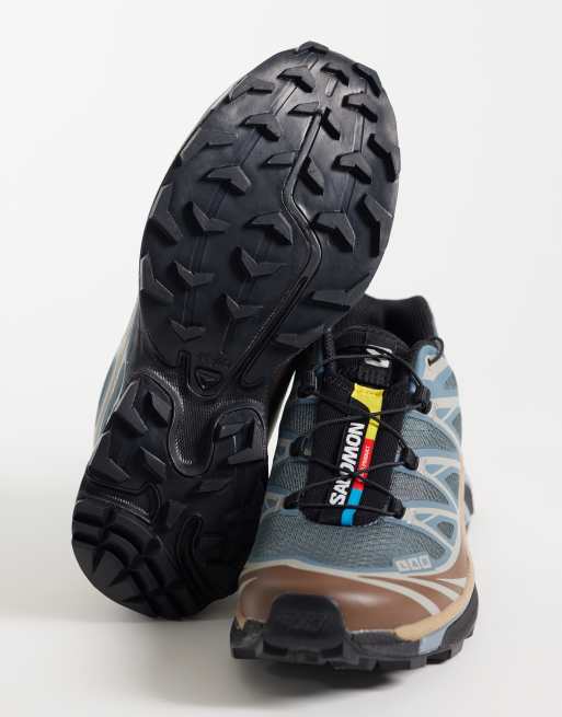 Salomon XT-6 sneakers i Stormy Weather og Blue Curacao, 4 af 5