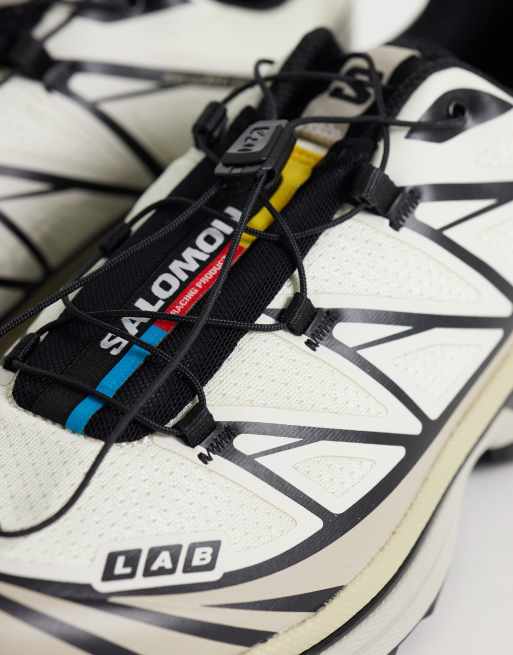 Salomon XT-6 sneakers i vanilla ice og silver cloud, 4 af 5