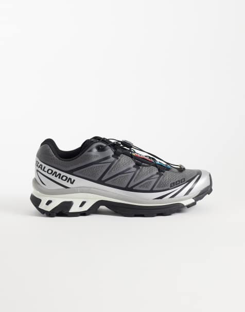 Salomon XT-6 sneakers in castlerock en vanilla ice - view 1