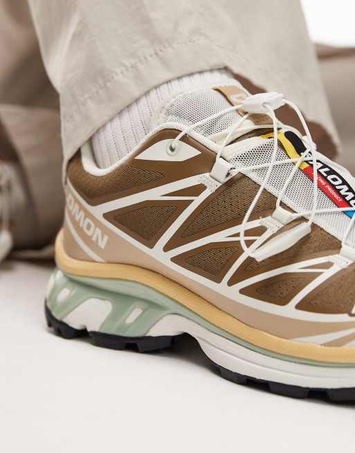 Salomon - XT-6 - Sneakers in coyote bruin en sahara sun, 5 van 5