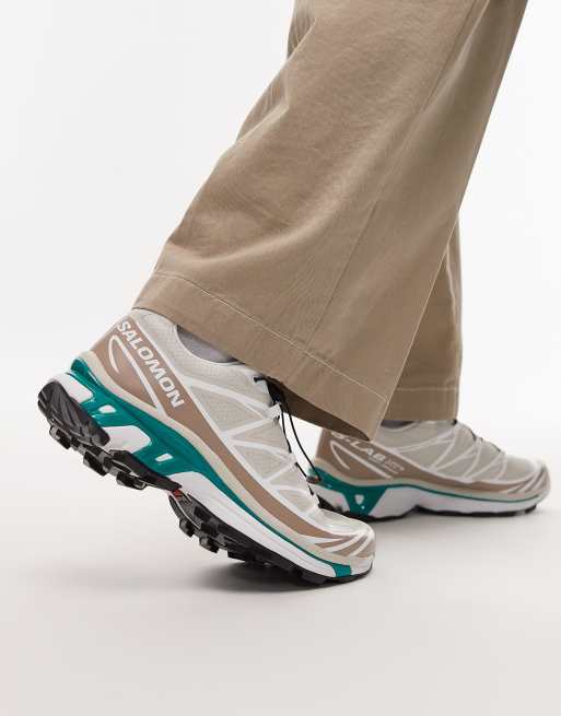Salomon - XT-6 - Sneakers in 'rainy day' en 'dynasty green', 3 van 5