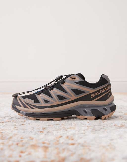 Salomon - XT-6 - Sneakers in zwart, bruin en grijs, 2 van 5
