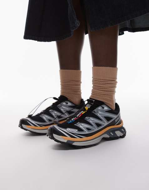 Salomon - XT-6 - Sneakers in zwart en zilver - view 1