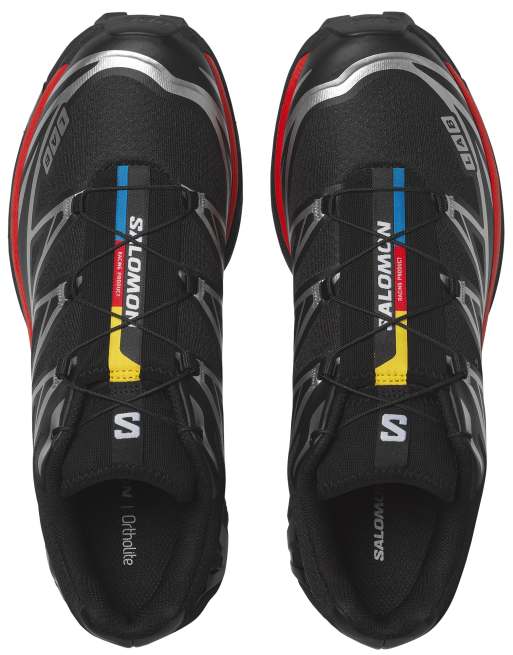 Salomon - XT-6 - Sneakers nere e rosso fuoco, 2 di 5