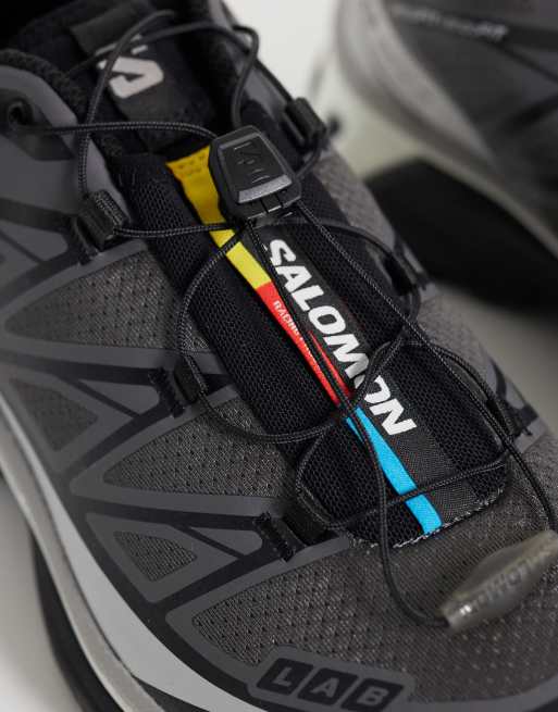 Salomon XT-6 trainers in castlerock and vanilla ice, 4 of 5