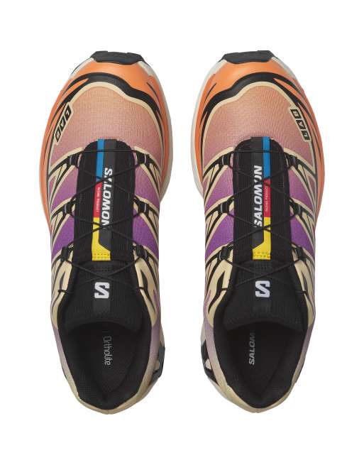 Salomon XT-6 trainers in dragon fire, 2 of 4