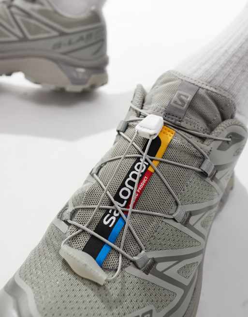 Salomon XT 6 trainers in ghost gray ASOS