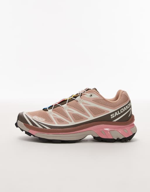 Salomon - XT-6 - Baskets - Rose/marron