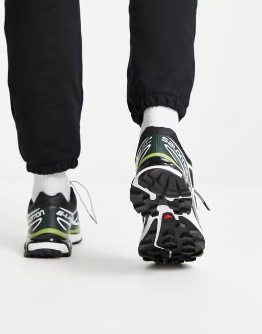 Salomon - XT-6 - Uniseks sneakers in zwart wit en groen , 3 van 4