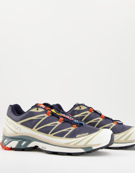 Salomon - XT-6 - Unisex sneakers in donkerblauw en wit