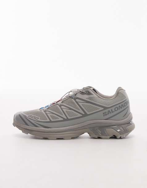 Salomon XT-6 unisex trainers in ghost gray - view 2